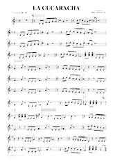 download the accordion score La cucaracha in PDF format