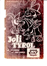 télécharger la partition d'accordéon Joli Tyrol au format PDF