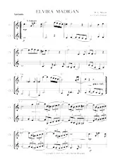 télécharger la partition d'accordéon ELVIRA MADIGAN W.A. MOZART KLARINET DUO au format PDF