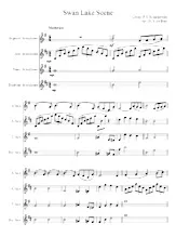 télécharger la partition d'accordéon Swan Lake Scene / Quartet Saxophone / Sopran / Alt / Tenor / Sax. Baryton au format PDF