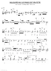 download the accordion score AUJOURD'HUI LE PASO EST EN FÊTE in PDF format
