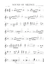 télécharger la partition d'accordéon SOUND OF SILENCE au format PDF