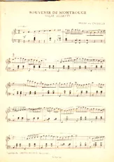 descargar la partitura para acordeón Souvenir de Montrouge en formato PDF