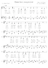 descargar la partitura para acordeón Heute hier, morgen dort en formato PDF