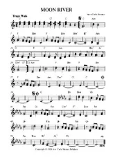 télécharger la partition d'accordéon MOON RIVER Arr. Carla Steiner au format PDF