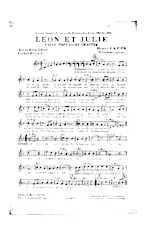 download the accordion score LEON ET JULIE in PDF format