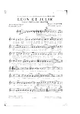 descargar la partitura para acordeón LEON ET JULIE en formato PDF