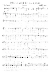 download the accordion score Dans le coeur de ma blonde (Wheels) in PDF format