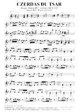 download the accordion score CZERDAS DU TZAR in PDF format