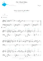 descargar la partitura para acordeón CE REVE BLEU ALLADDIN en formato PDF