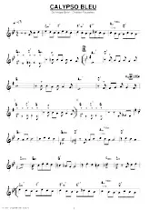 download the accordion score CALYPSO BLEU in PDF format