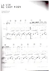download the accordion score La vie ne vaut rien in PDF format