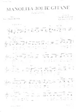 descargar la partitura para acordeón MANOLITA JOLIE GITANE en formato PDF