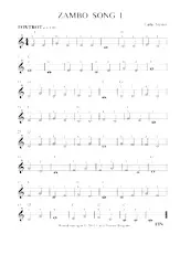 télécharger la partition d'accordéon ZAMBO SONG I au format PDF