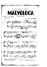 télécharger la partition d'accordéon MALVOLOCA au format PDF