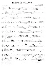 descargar la partitura para acordeón Pédro de Malaga en formato PDF