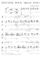 télécharger la partition d'accordéon Epitaphe pour Brian Jones au format PDF