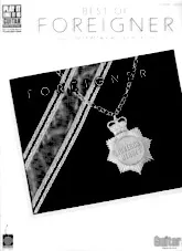 télécharger la partition d'accordéon Best Of Foreigner / Selections From The Foreigner Anthology au format PDF