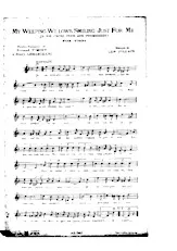 download the accordion score MY WEEPING WILLOW'S SMILLING JUST FOR ME in PDF format
