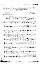 descargar la partitura para acordeón MY WEEPING WILLOW'S SMILLING JUST FOR ME en formato PDF