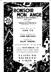télécharger la partition d'accordéon Bonsoir mon ange (Good night angel)  au format PDF