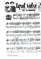 télécharger la partition d'accordéon Tyrol Valse  au format PDF