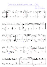 download the accordion score Quand l'Accordéon fait Olé in PDF format
