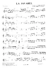 download the accordion score La javabel in PDF format