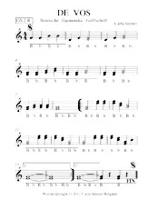 download the accordion score DE VOS in PDF format