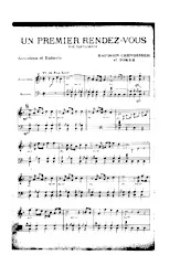 télécharger la partition d'accordéon UN PREMIER RENDEZ-VOUS au format PDF