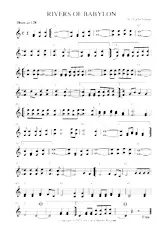 télécharger la partition d'accordéon RIVERS OF BABYLON au format PDF