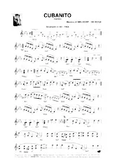 descargar la partitura para acordeón Cubanito en formato PDF
