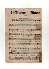 télécharger la partition d'accordéon L'OISEAU BLANC au format PDF