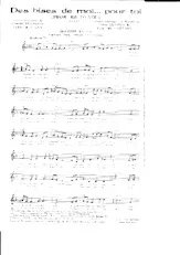 descargar la partitura para acordeón Des bises de moi... pour toi (From me to you) en formato PDF