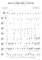scarica la spartito per fisarmonica Douce sérénade à Vienne in formato PDF