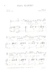 download the accordion score Papa mambo in PDF format