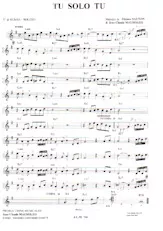 download the accordion score Tu solo tu in PDF format