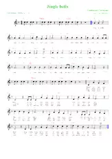 télécharger la partition d'accordéon Jingle bells au format PDF