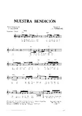 descargar la partitura para acordeón NUESTRA BENDICION en formato PDF