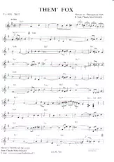 download the accordion score THEM' FOX in PDF format