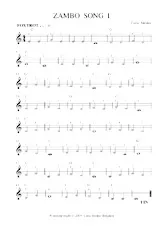 scarica la spartito per fisarmonica SAMBO SONG I in formato PDF