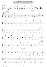 download the accordion score SUR LES REMPARTS A SAINT-MALO in PDF format
