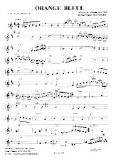 download the accordion score Orange bleue in PDF format