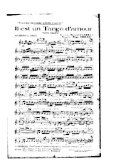 download the accordion score IL EST UN TANGO D'AMOUR in PDF format