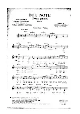 descargar la partitura para acordeón DUE NOTE en formato PDF