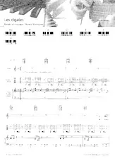 télécharger la partition d'accordéon Les cigales au format PDF