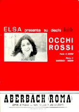 descargar la partitura para acordeón Occhi rossi en formato PDF