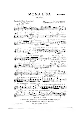 download the accordion score MONA LISA in PDF format