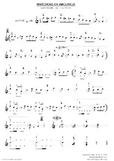 download the accordion score MARCHONS EN AMOUREUX in PDF format