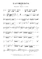download the accordion score La cortigiana in PDF format